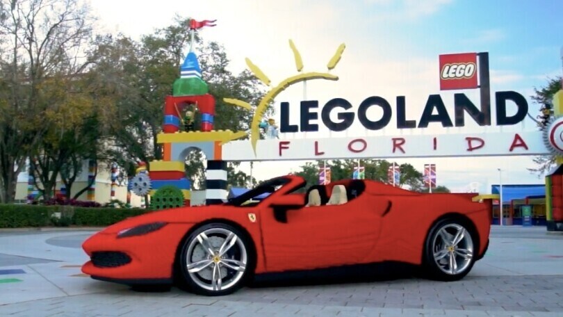 La Ferrari 296 GTS 1:1 LEGO