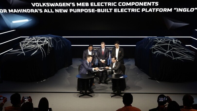 Volkswagen, accordo con Mahindra su parti MEB e celle unificate