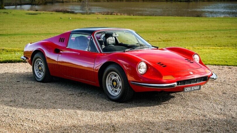 All'asta la Ferrari Dino 246 GTS di Peter Grant dei Led Zeppelin