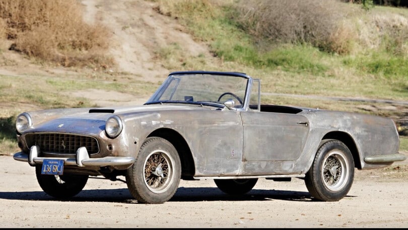 La Ferrari della Pantera Rosa va all’asta: anche se è da restaurare, vale oltre 1 milione!