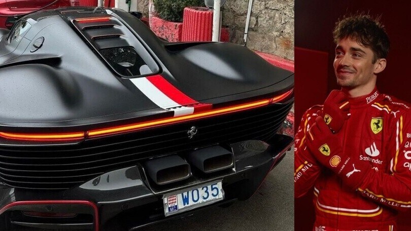 Ferrari, sui social spunta una Daytona SP3 nera e potrebbe essere di Leclerc