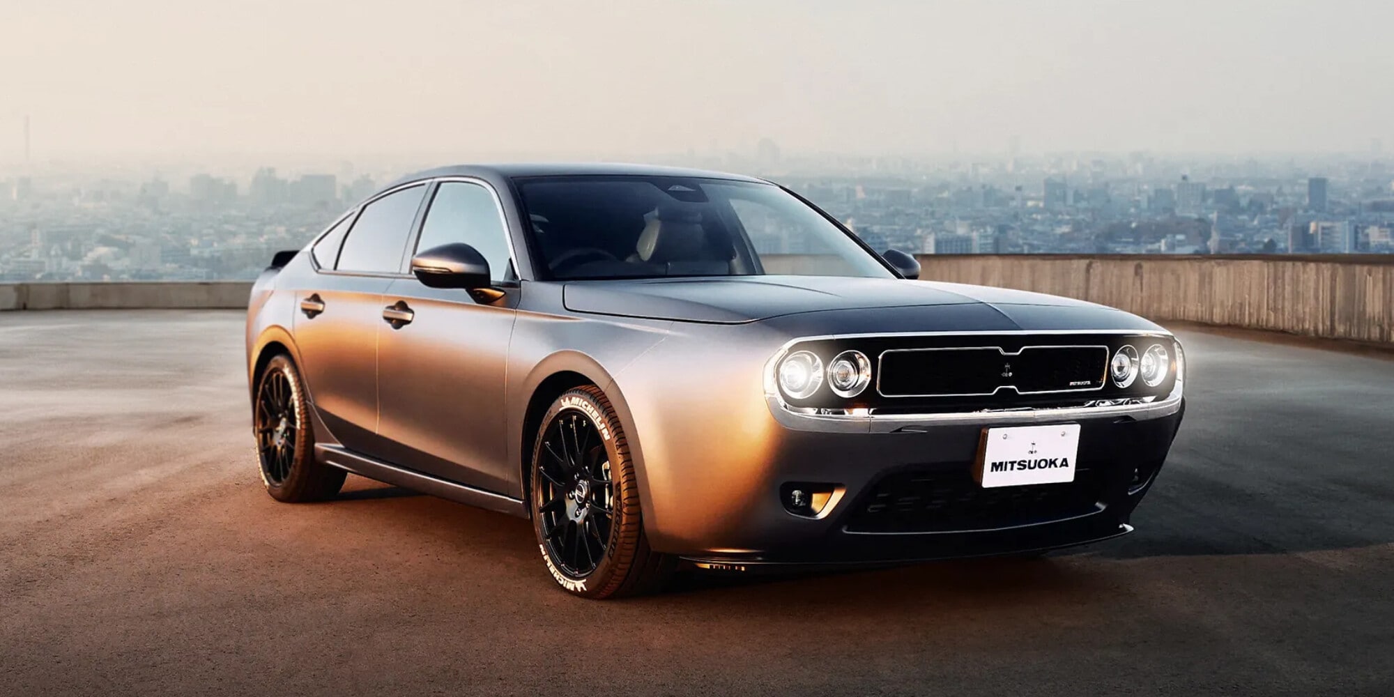 Mitsuoka M55, l'ibrido Civic/Challenger sarà prodotto in serie