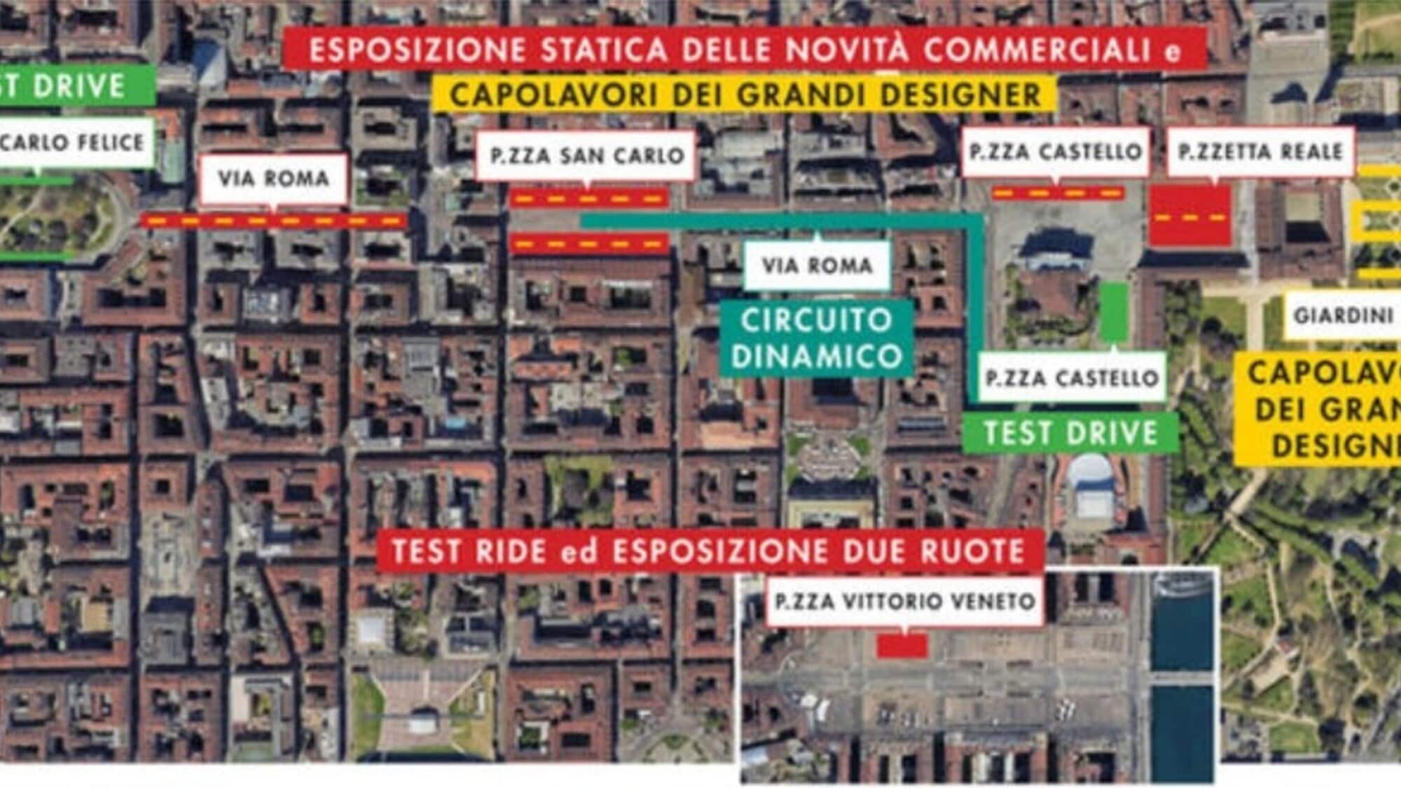 Salone Auto Torino 2024, ecco la mappa dell'esposizione