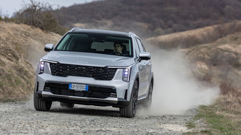 Kia Sorento 2024 su strada