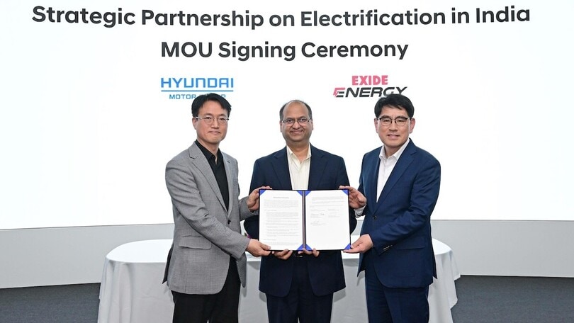 Hyundai e Kia, accordo con Exide per le batterie in India