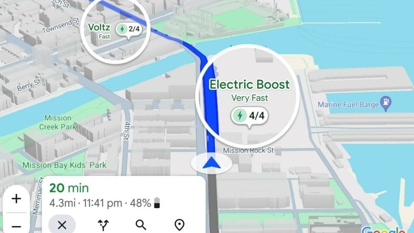 Google Maps si aggiorna e aiuta a trovare le colonnine di ricarica