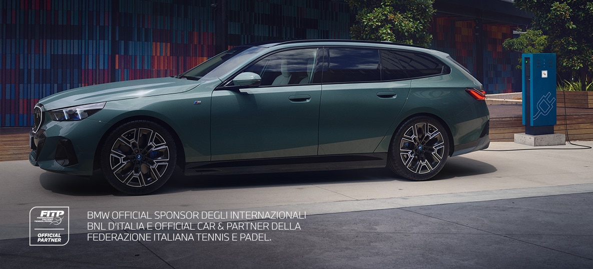 BMW è la Regina degli Internazionali di Tennis con la nuova Serie 5 Touring