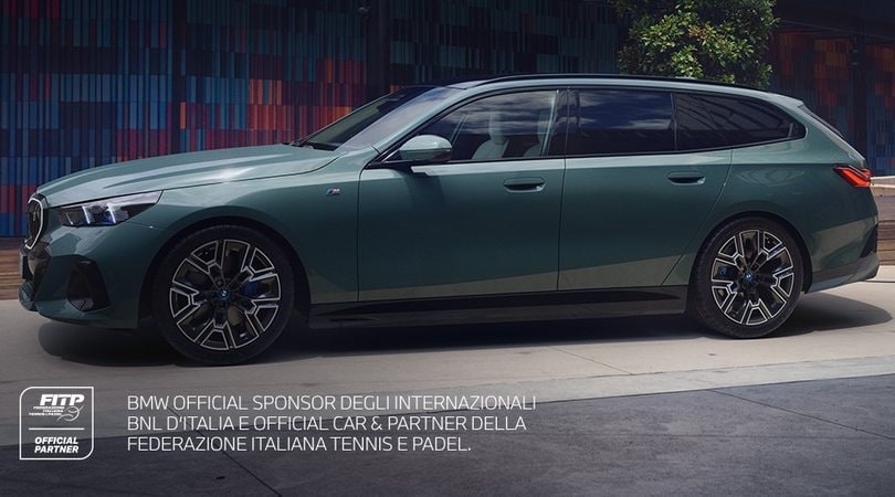 BMW è la Regina degli Internazionali di Tennis con la nuova Serie 5 Touring