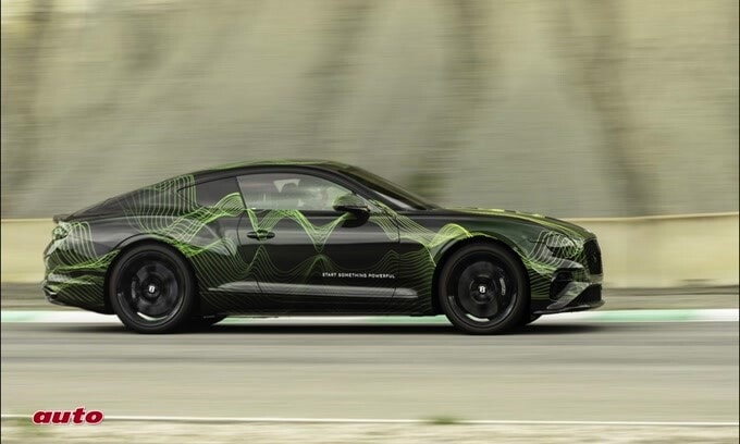 Bentley Continental GT, la prova del prototipo
