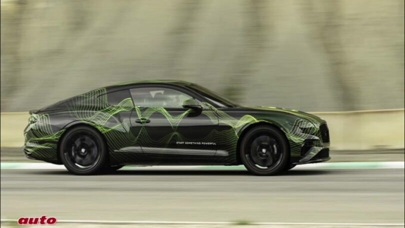 Bentley Continental GT, la prova del prototipo