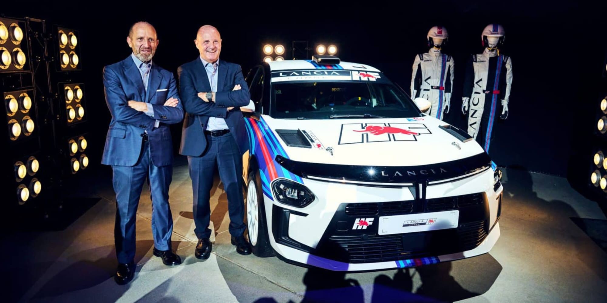Biasion al lavoro su Ypsilon HF stradale e da rally