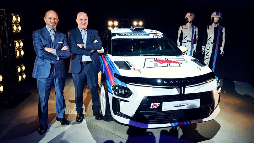 Biasion al lavoro su Ypsilon HF stradale e da rally