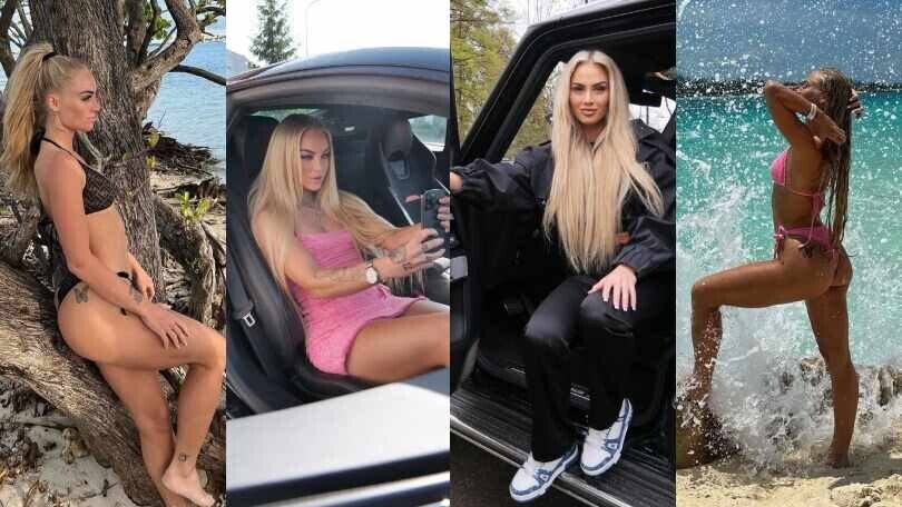 Alisha, la swag di Douglas Luiz tra Mercedes e Lamborghini