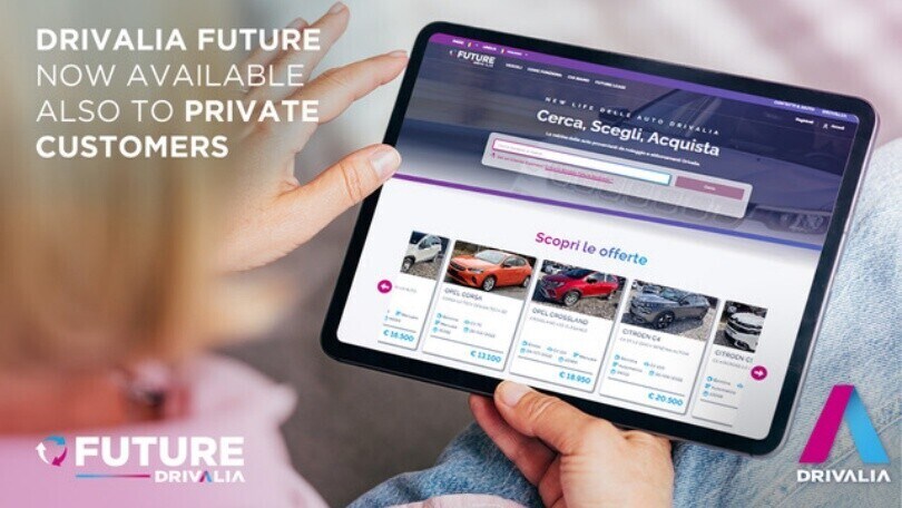 Drivalia estende ai clienti privati Future, per un'acquisto di auto usate garantite