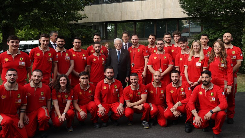 L'inaugurazione dell'e-building Ferrari