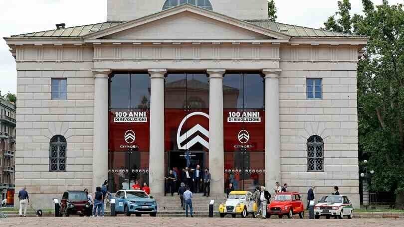 Citroën festeggia i 100 anni in Italia con un evento all’Arco della Pace