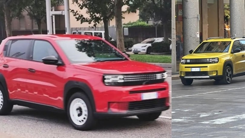 Nuova Fiat Grande Panda avvistata a Torino