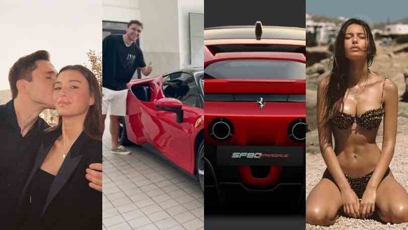 La vita da sogno di Chiesa: una Ferrari e una (futura) moglie bellissima