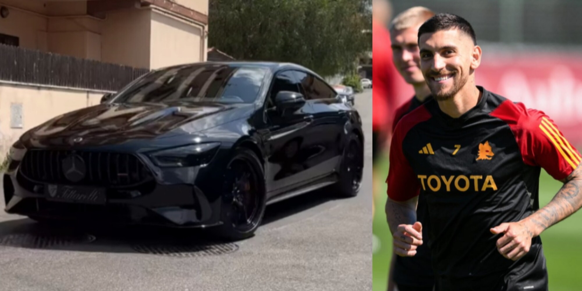 Lorenzo Pellegrini ha una Mercedes esageratissima da oltre 200mila euro