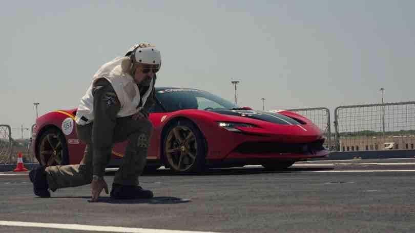 Fabio Barone, record di velocità con una Ferrari SF90 Stradale su una nave