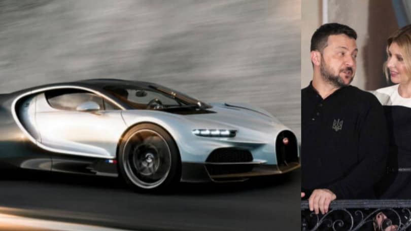 La Bugatti da 4milioni della moglie di Zelensky: la fake news indigna il web
