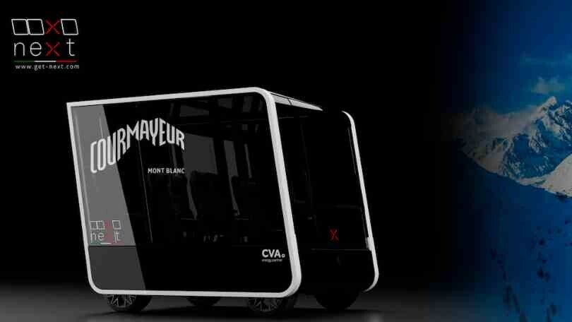 i POD NExT, arrivano l'innovativo servizio di trasporto a Courmayeur