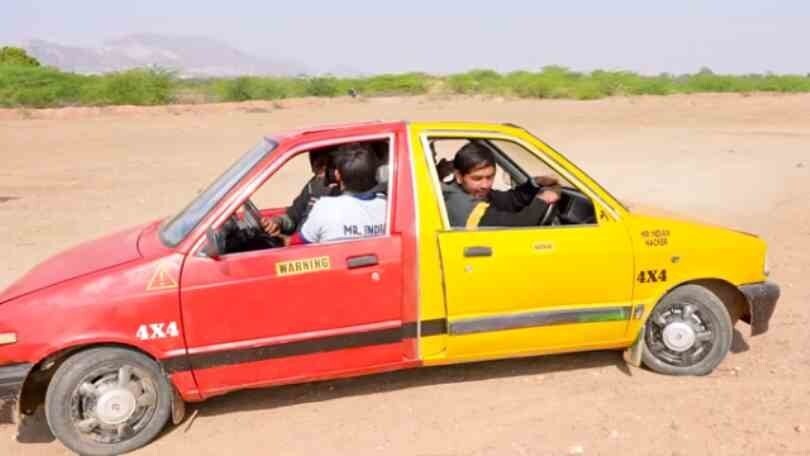 Avete mai visto un'auto con due cofani? L'assurda creazione di Indian Hacker