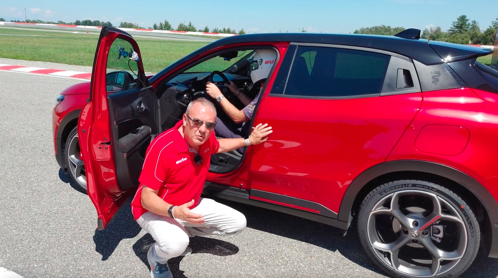 Alfa Romeo Junior Veloce, hotlap al Balocco