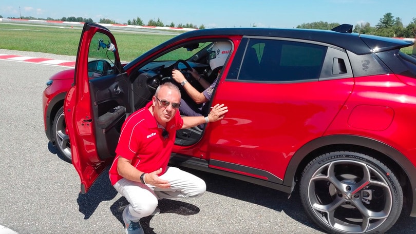 Alfa Romeo Junior Veloce, hotlap al Balocco