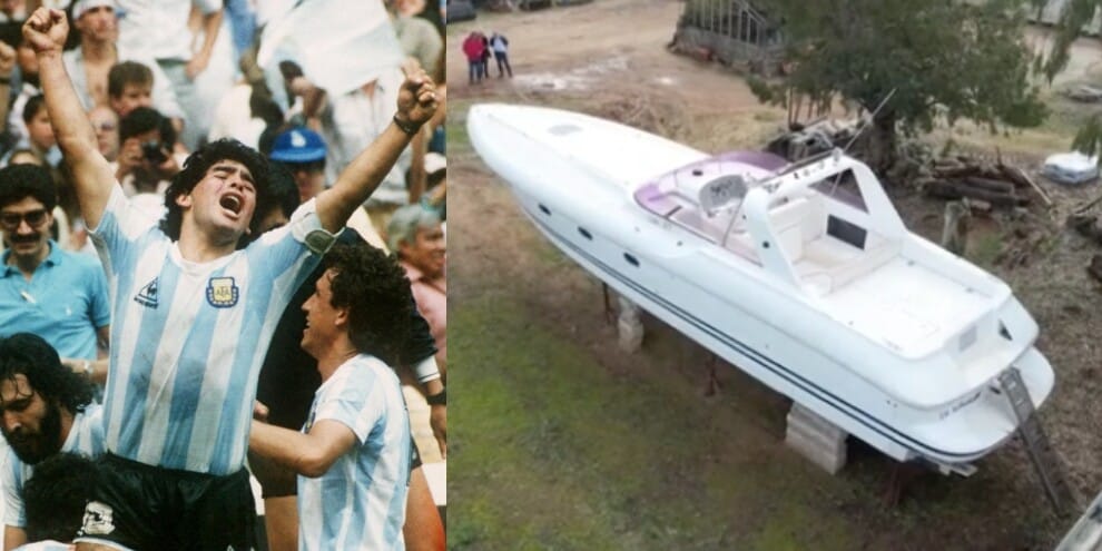 Incredibile, è stato ritrovato il preziosissimo yacht di Maradona!