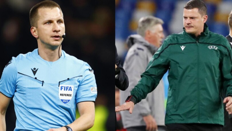 Champions League shock: arbitri ubriachi beccati a rubare un cartello stradale