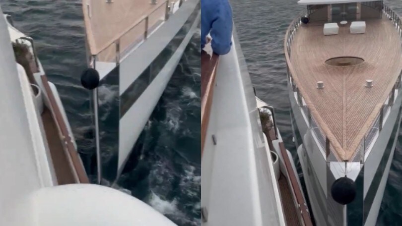 Schianto tra lo yacht di Steve Jobs e quello di un miliardario: immagini impressionanti