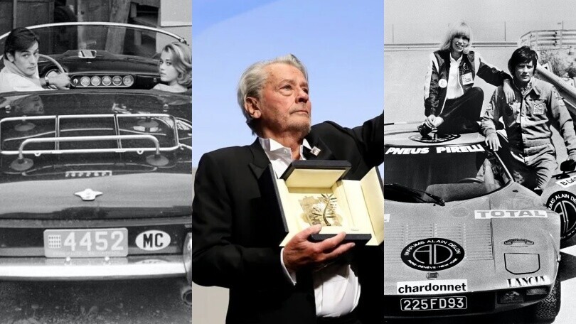 Addio Alain Delon, il suo cuore italiano batteva per Ferrari e Lancia