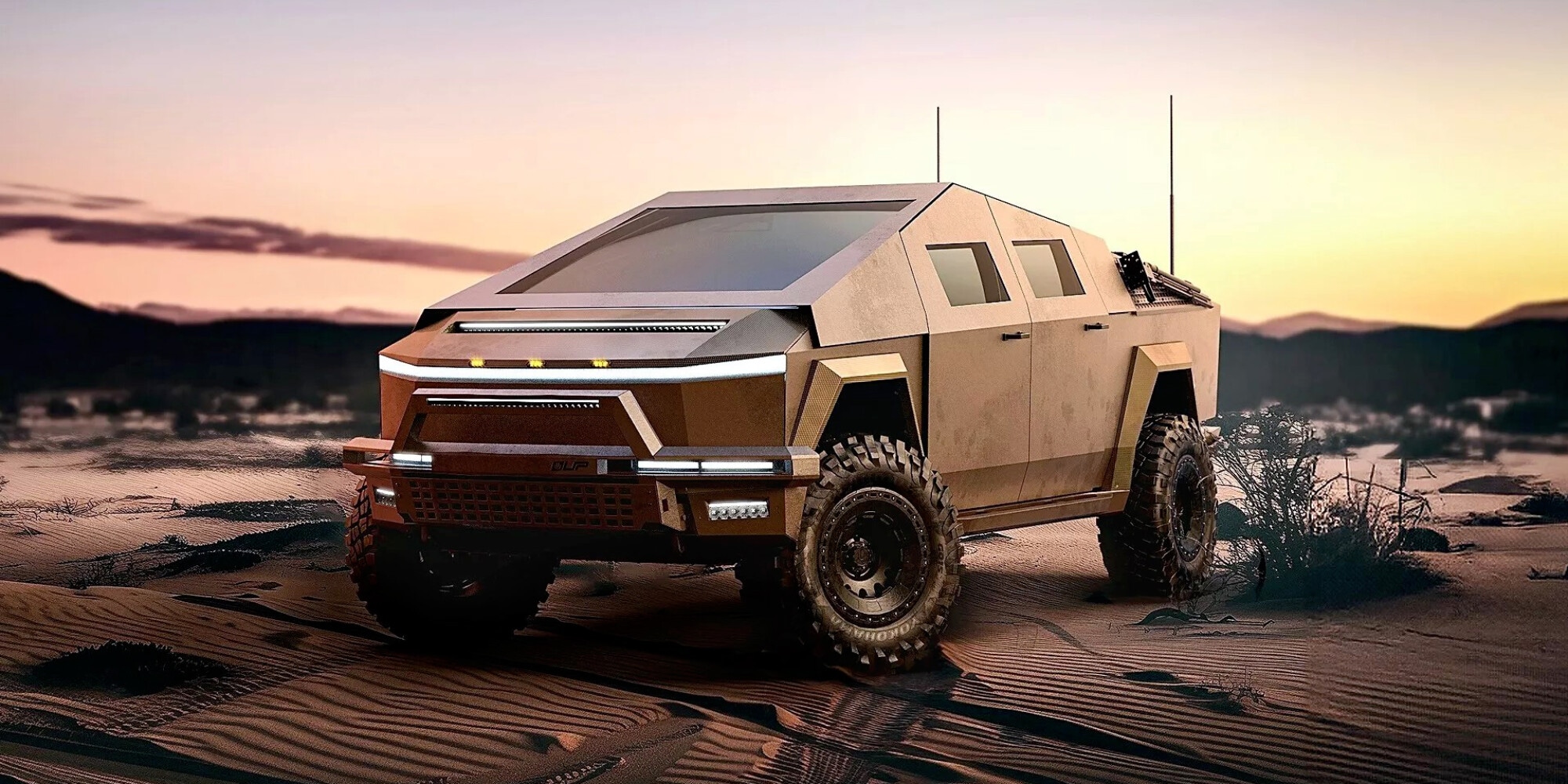 Sting, il Tesla Cybertruck militare "apocalypse ready"