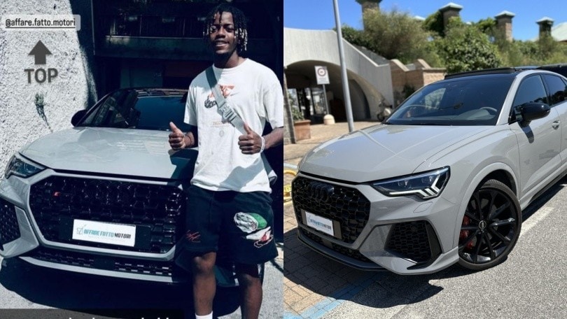 Mbangula festeggia il primo gol con la Juve con l’Audi da quasi 80 mila euro