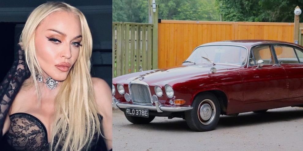 All'asta la Jaguar appartenuta a Madonna: è un'auto rarissima