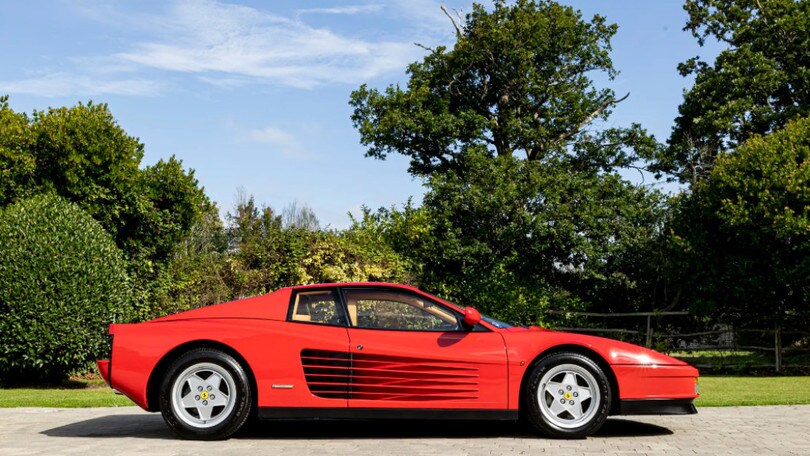 L'affascinante Ferrari di Nigel Mansell è in vendita