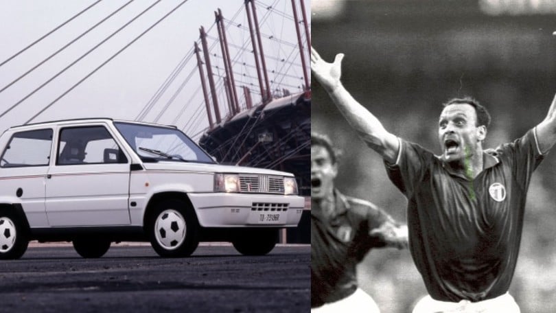Totò Schillaci e quella Fiat Panda che fece la storia di Italia '90