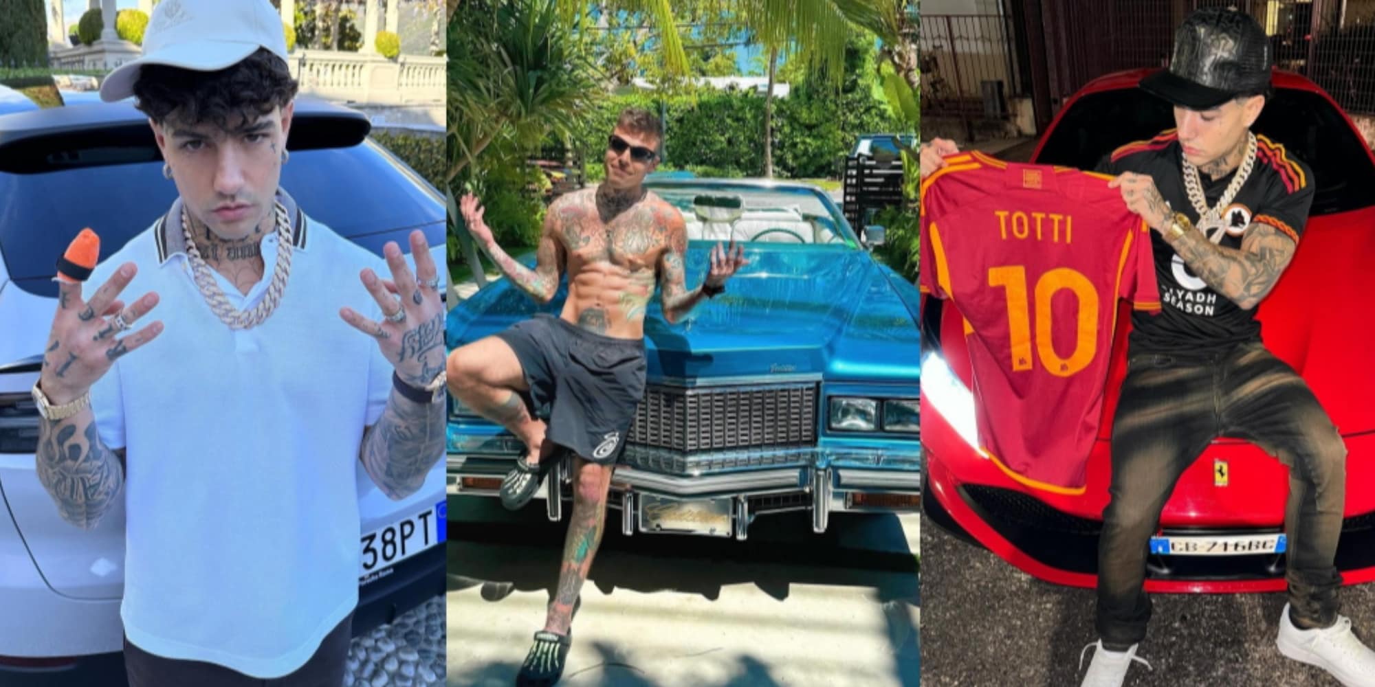 Tony Effe, dal dissing con Fedez alle supercar esageratissime (con le sue follie al volante)