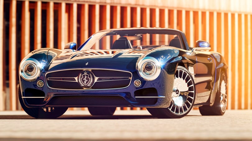 Saoutchik 300 GTC, spettacolare omaggio alla Mercedes 300 SL