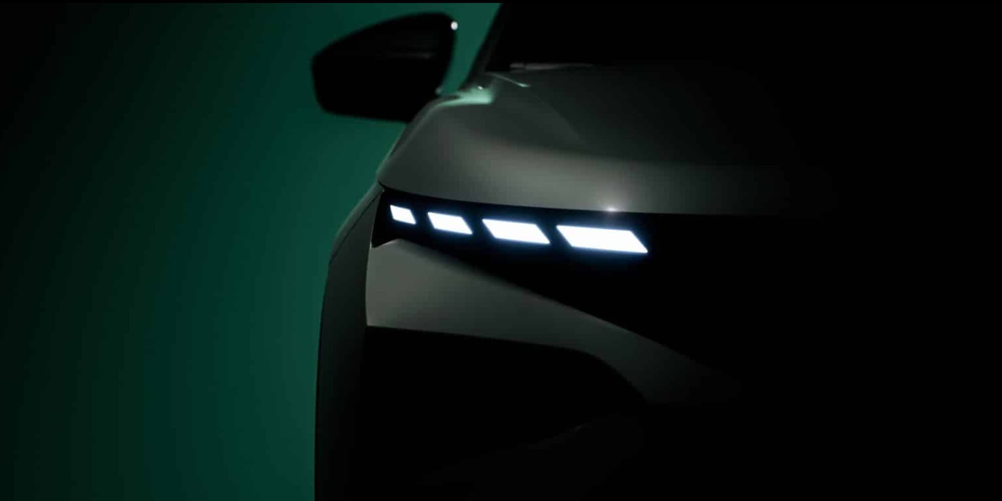 Skoda Elroq sta arrivando, ultimo teaser del frontale