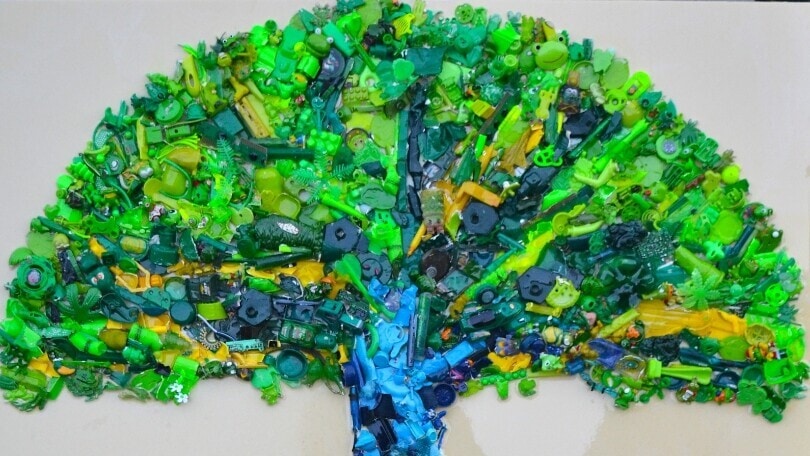 Missione sostenibilità: le opere di Lady Be danno valore ai rifiuti