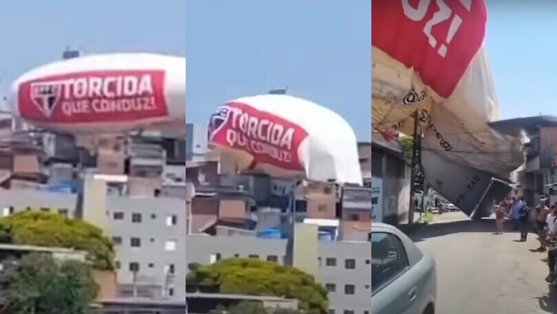 Il volo shock di un dirigibile in Brasile