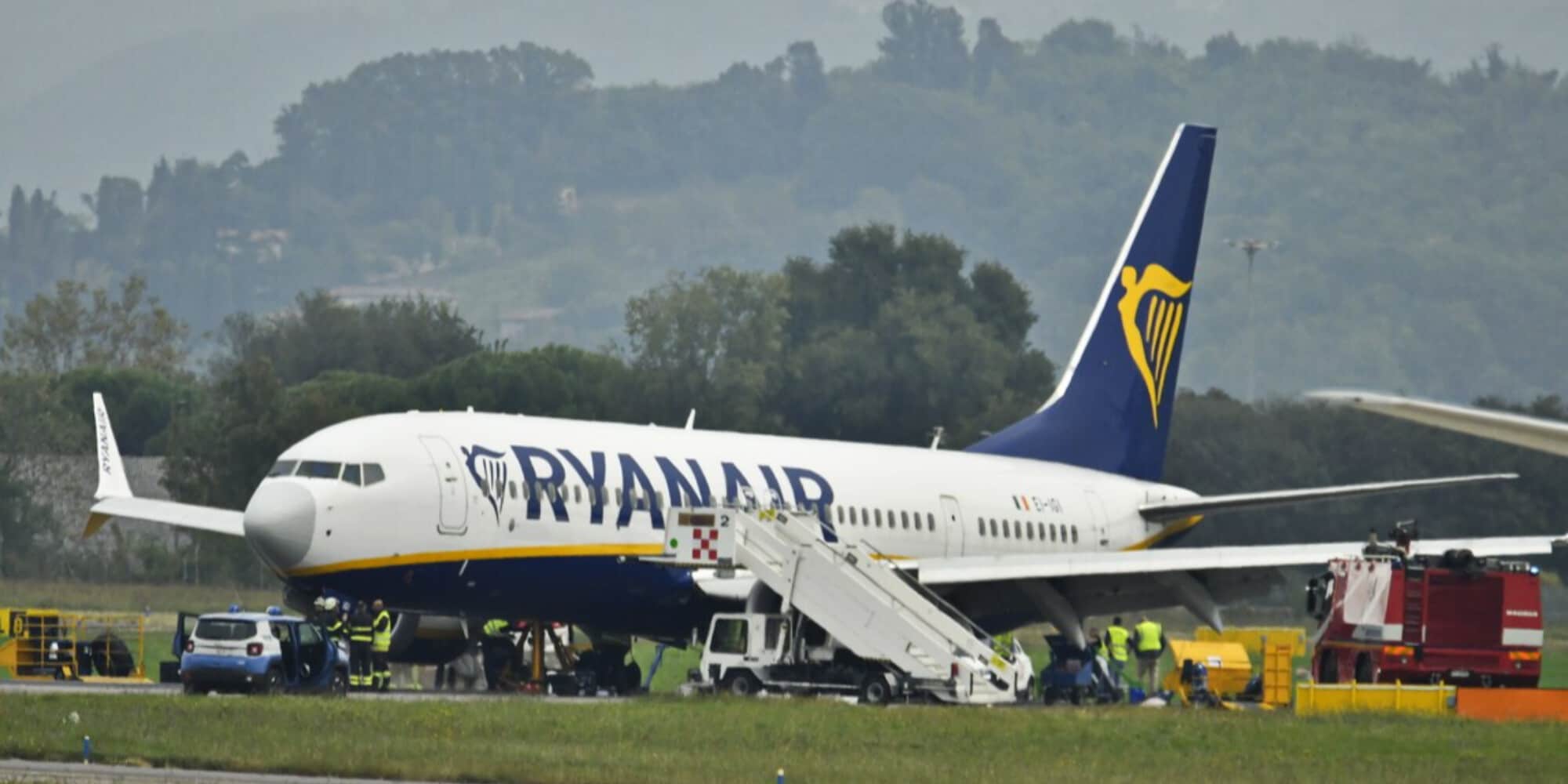 Incubo a Orio al Serio: esplodono le gomme di un aereo