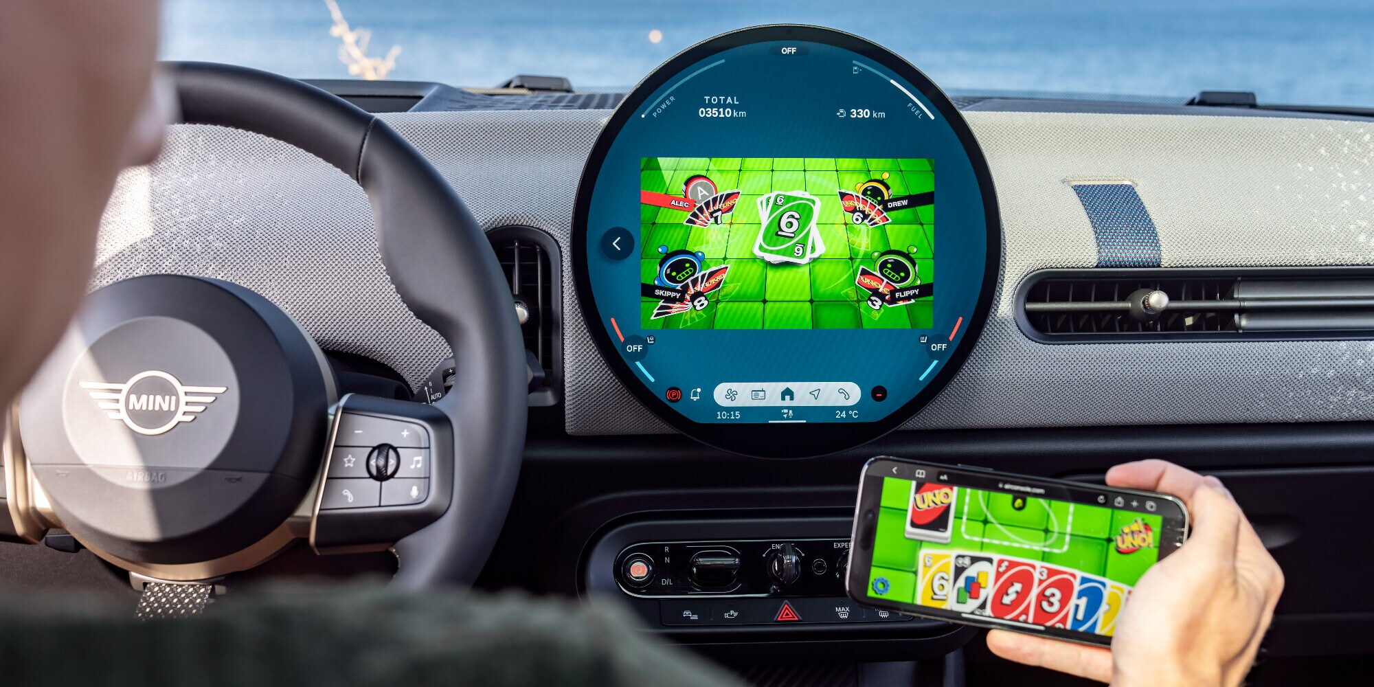 Mini Cooper C, intrattenimento ai vertici con in-car gaming