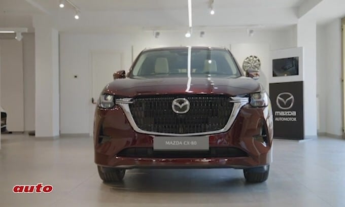 Mazda CX-80, la prova