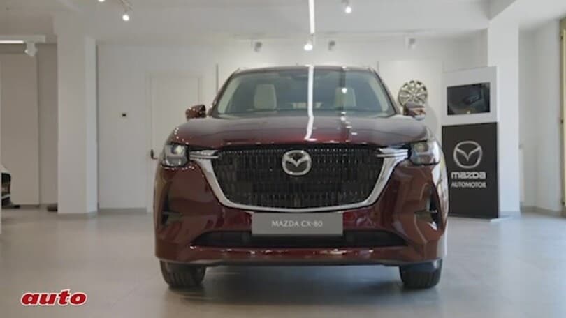Mazda CX-80, la prova