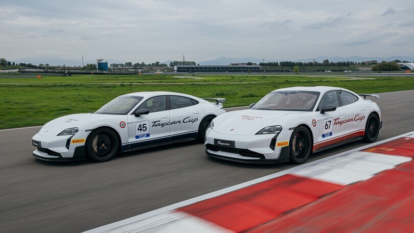 Porsche Taycan Cup elettrica
