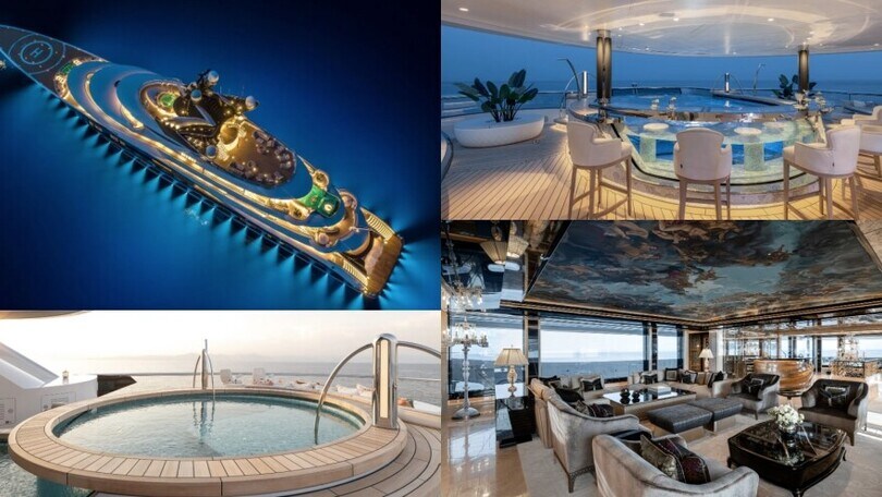 Campo da basket e tanto lusso: lo yacht è di un patron di un club di calcio!