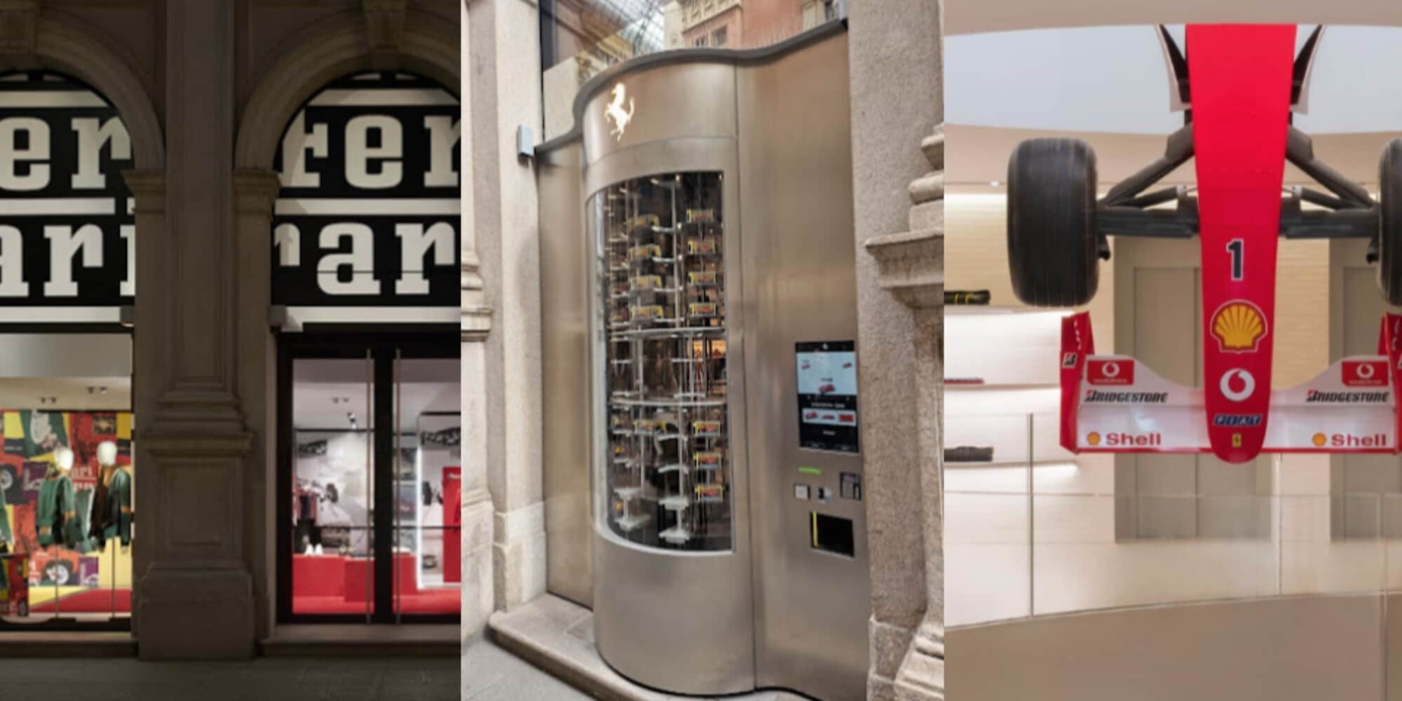 A Milano c'è un distributore automatico di Ferrari